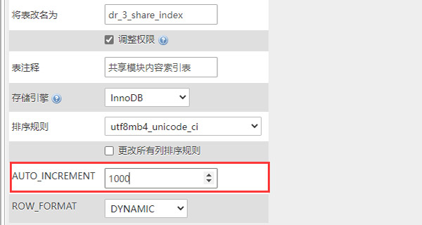 迅睿cms内容删除后如何重置id序号？